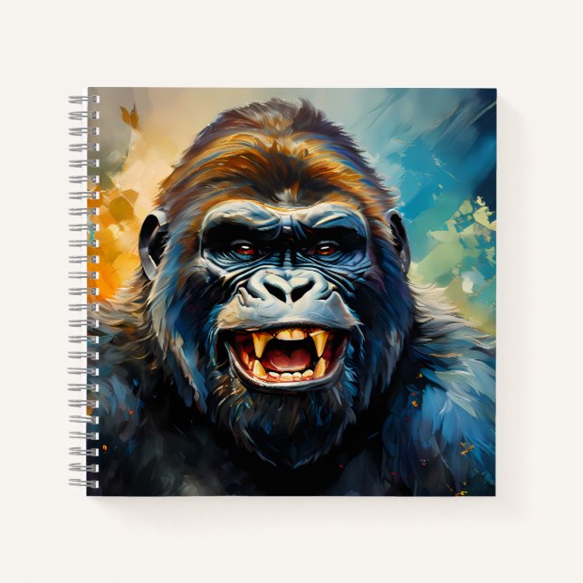  Gorilla big Smile  Notebook (Front)