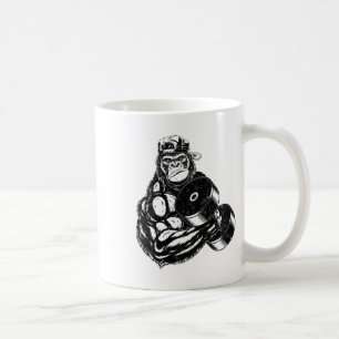 Gorilla Bodybuilder Gym Weightlifting Tee Workout Coffee Mug