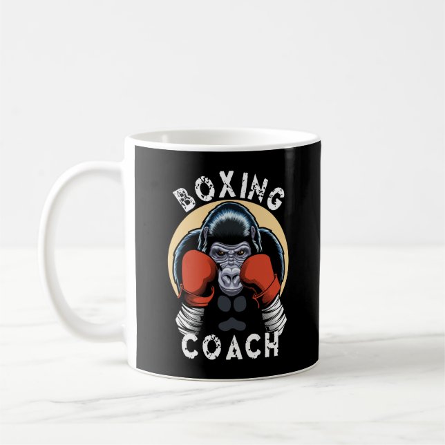 Gorilla Boxing Coach - Sports Trainer Coffee Mug (Left)