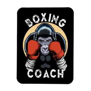 Gorilla Boxing Coach - Sports Trainer Magnet