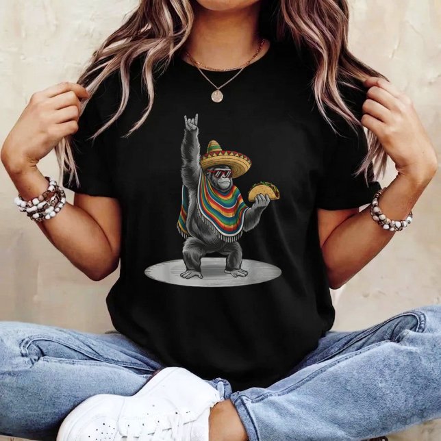 Gorilla Carrying Taco  T-Shirt (Creator Uploaded)