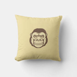 Gorilla Cartoon Drawing Cushion