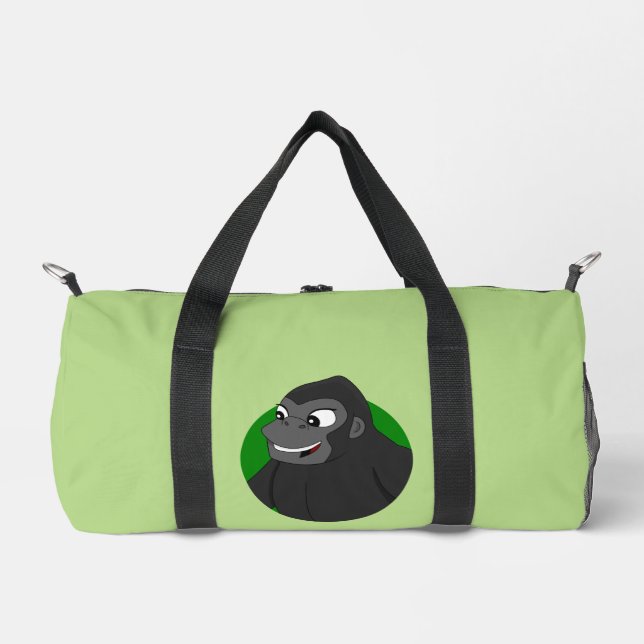 Gorilla Cartoon  Duffle Bag (Front)