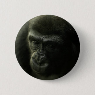 Gorilla Closeup.png 6 Cm Round Badge