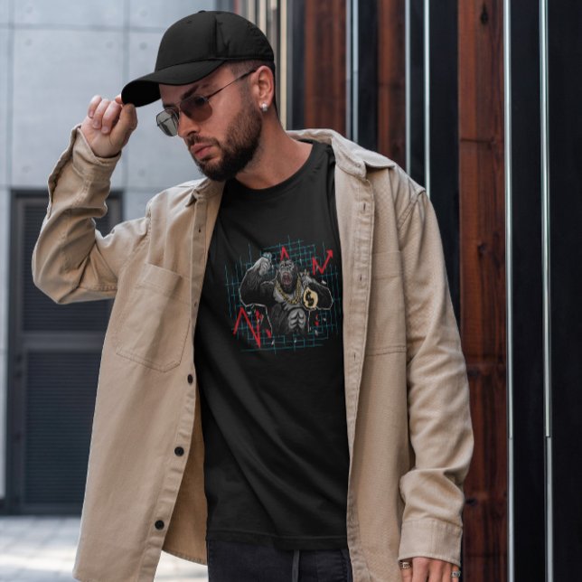 Gorilla Crashing Market T-Shirt (Creator Uploaded)