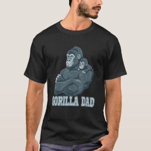 Gorilla Dad Gorilla Dad Papa Father's Day T-Shirt