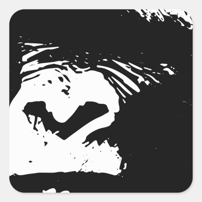 Gorilla Days Square Sticker (Front)