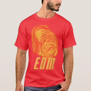 Gorilla EDM Music Festival Rave Dubstep  T-Shirt