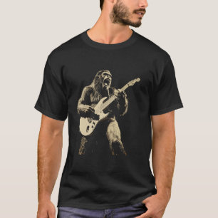 Gorilla Electric Guitar Rock Music Heavy Metal Gru T-Shirt