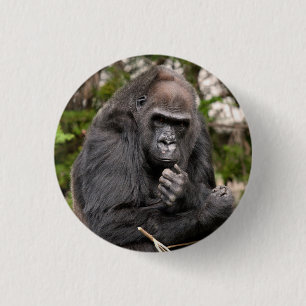 Gorilla F 8672 3 Cm Round Badge