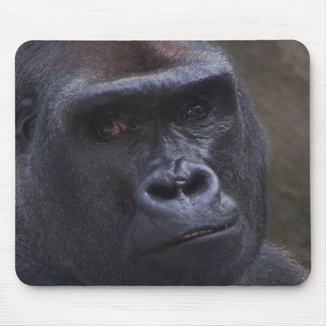 Gorilla Face Mouse Pad (Front)