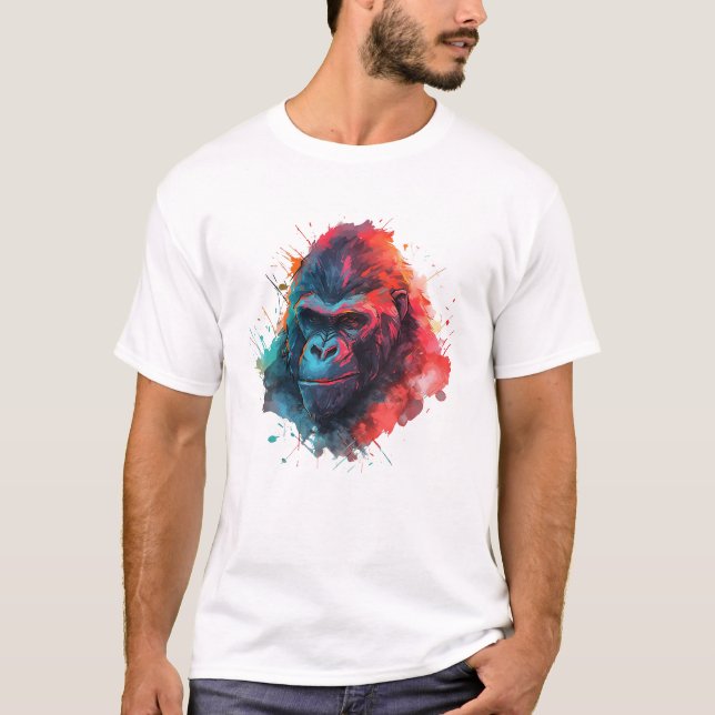 gorilla face T-Shirt (Front)