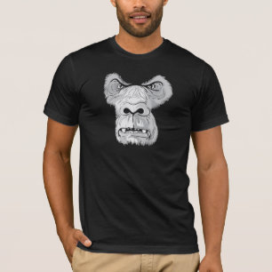 gorilla face vector T-Shirt