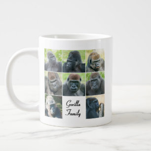 Gorilla Family Large Coffee Mug