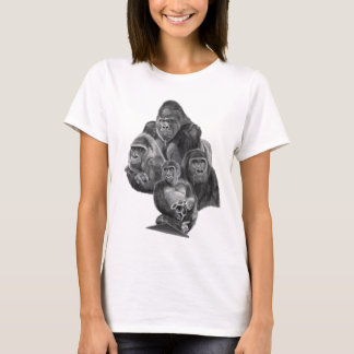 Gorilla Family T-shirt (ゴリラ家族のT-シャツ）Gorilla Life