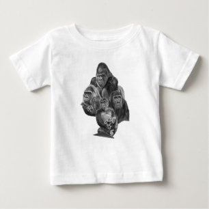 Gorilla Family T-shirt (ゴリラ家族のT-シャツ)Gorilla Life