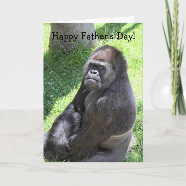 Gorilla Father's Day Card (Front)