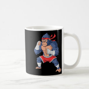Gorilla Fighter MMA Kick Boxing Training Martial Coffee Mug