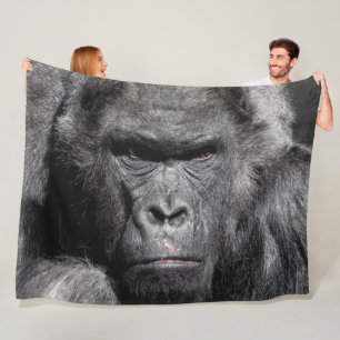 Gorilla Fleece Blanket