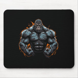 Gorilla Flexing Mouse Pad