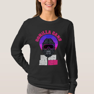Gorilla Gang We Buy And Hodl Meme Stonk Fan T-Shirt