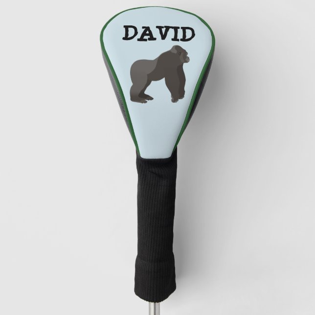 GORILLA GOLF DRIVER COVER PERSONALIZED CUSTOM (Front)