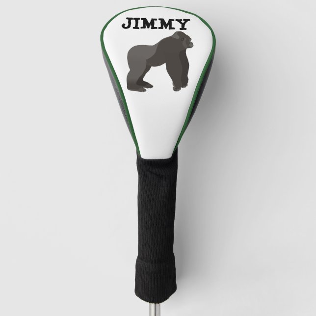 GORILLA GOLF DRIVER COVER PERSONALIZED FUNNY (Front)
