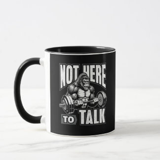 Gorilla Gym Fitness Weightlifting Ceramic Coffee M Mug