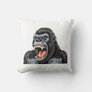 Gorilla head cushion