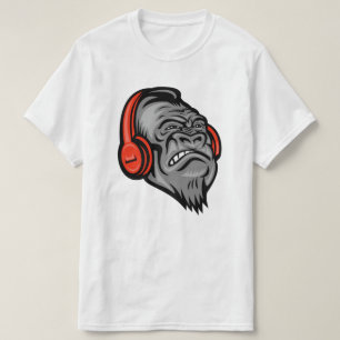 Gorilla headphones The Mountain Big Face, Gorilla T-Shirt