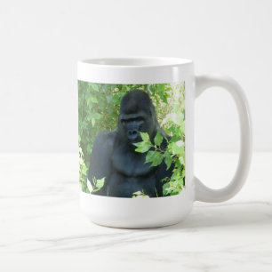 gorilla in the bush coffee mug