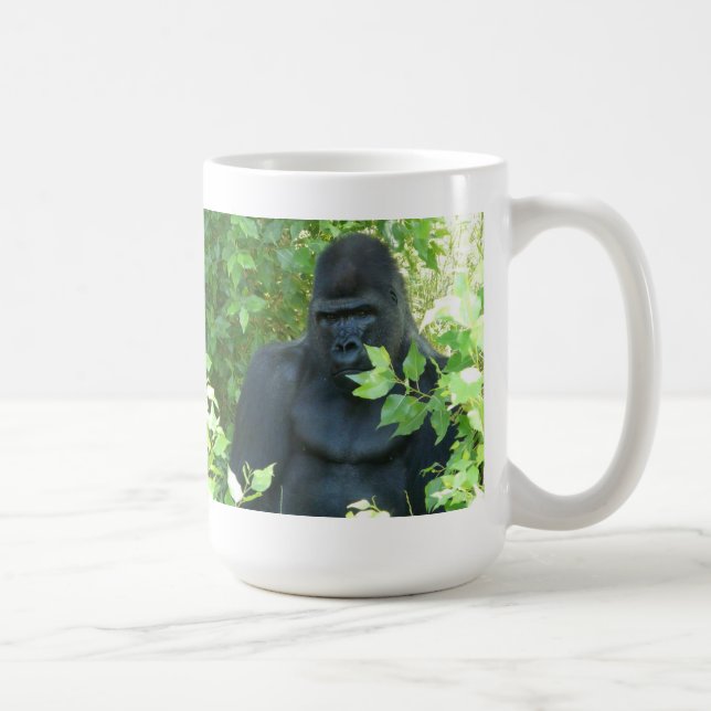gorilla in the bush coffee mug (Right)