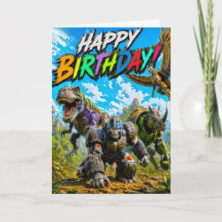 GORILLA ISLAND KINGDOM Folded Greeting Card