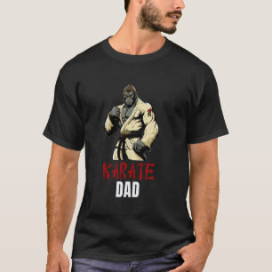 Gorilla Karate Dad - Cute Martial Arts Super Dad T-Shirt