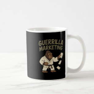 Gorilla Karate Guerrilla Marketing Funny Graphic Coffee Mug