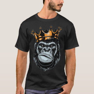 Gorilla King - Alpha - Funny Ape - Wildlife - The  T-Shirt