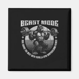 Gorilla Lifts Dumbbell - Fitness Magnet