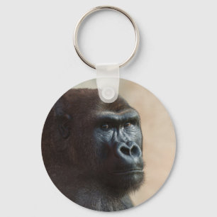 Gorilla Lope Close-up Key Ring