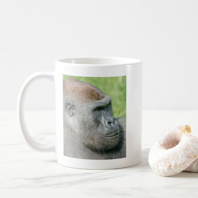 Gorilla Lope Profile Coffee Mug (With Donut)