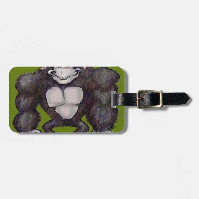 Gorilla Luggage Tag (Front Horizontal)
