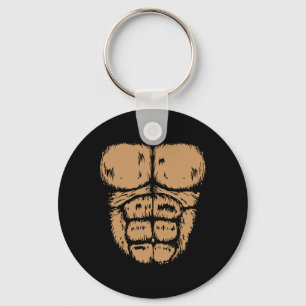 Gorilla Monkey Belly Chest Costume Diy Halloween  Key Ring