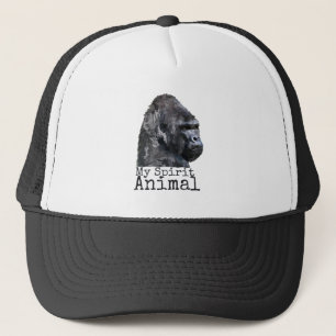 Gorilla - My Spirit Animal. Cool Graphic & Quote Trucker Hat