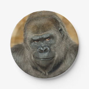 Gorilla Paper Plate
