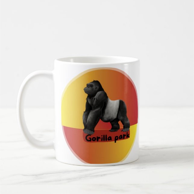 gorilla park coffee mug (Left)