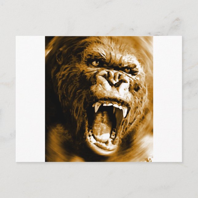 Gorilla Postcard (Front)