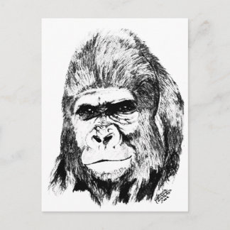 Gorilla Postcard