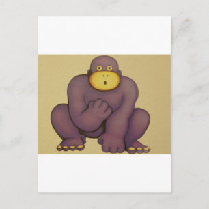 gorilla postcard
