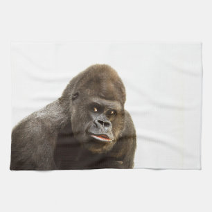 Gorilla Pout Tea Towel