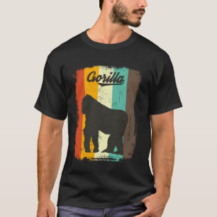 Gorilla Retro 70s Vintage Ape Lover T-Shirt