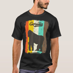 Gorilla Retro 70s Vintage Cute Animal T-Shirt